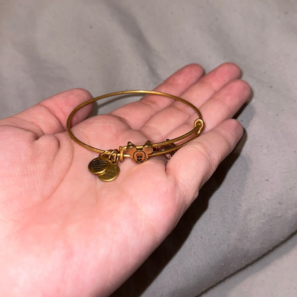 Gold Disney Mickey Mouse bracelet